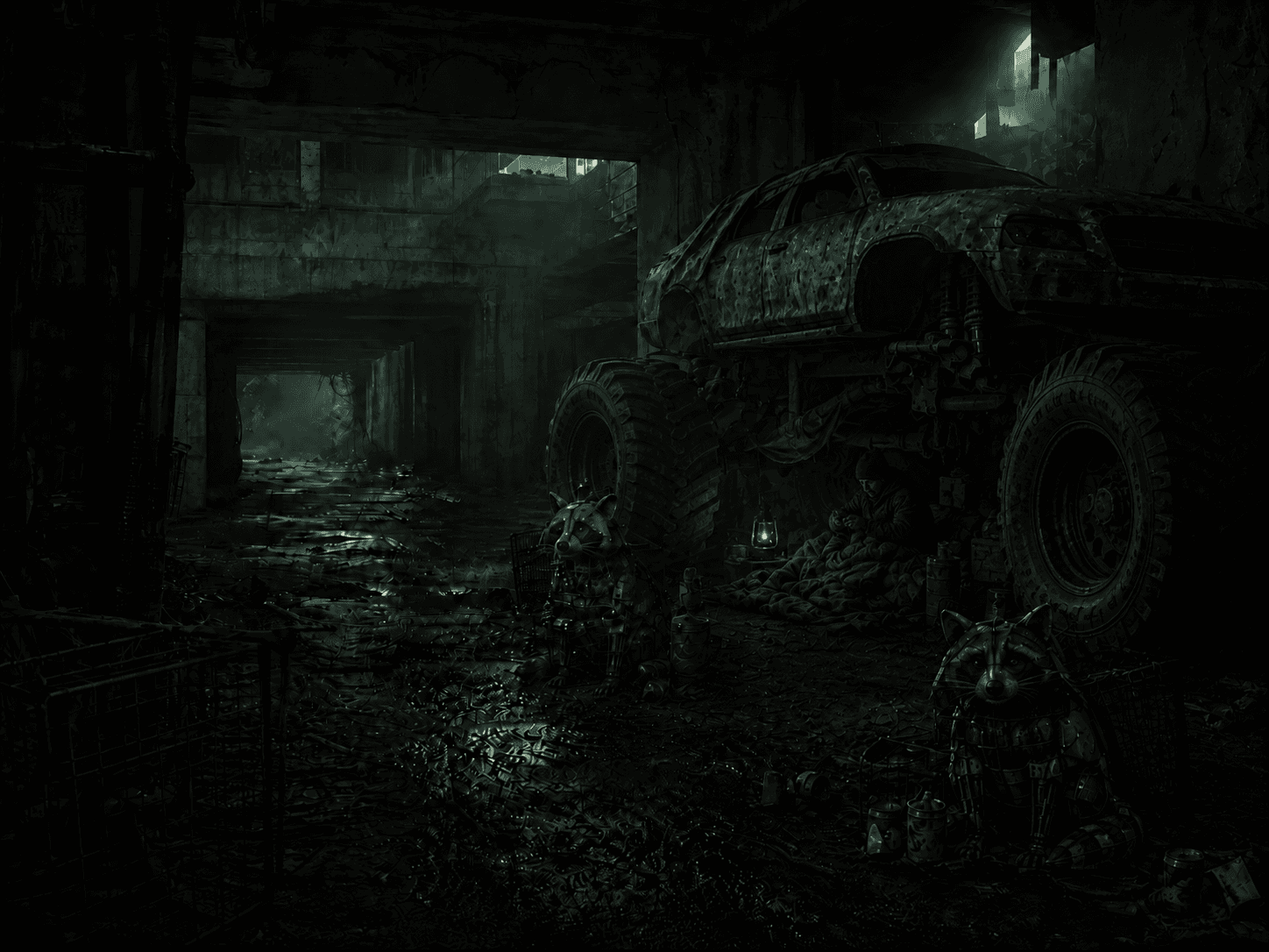 The Undercity beneath the overpass